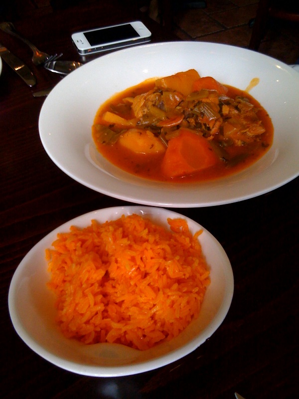 Don Pedro's - Cocido de Pollo (Braised Chicken with Veggies)