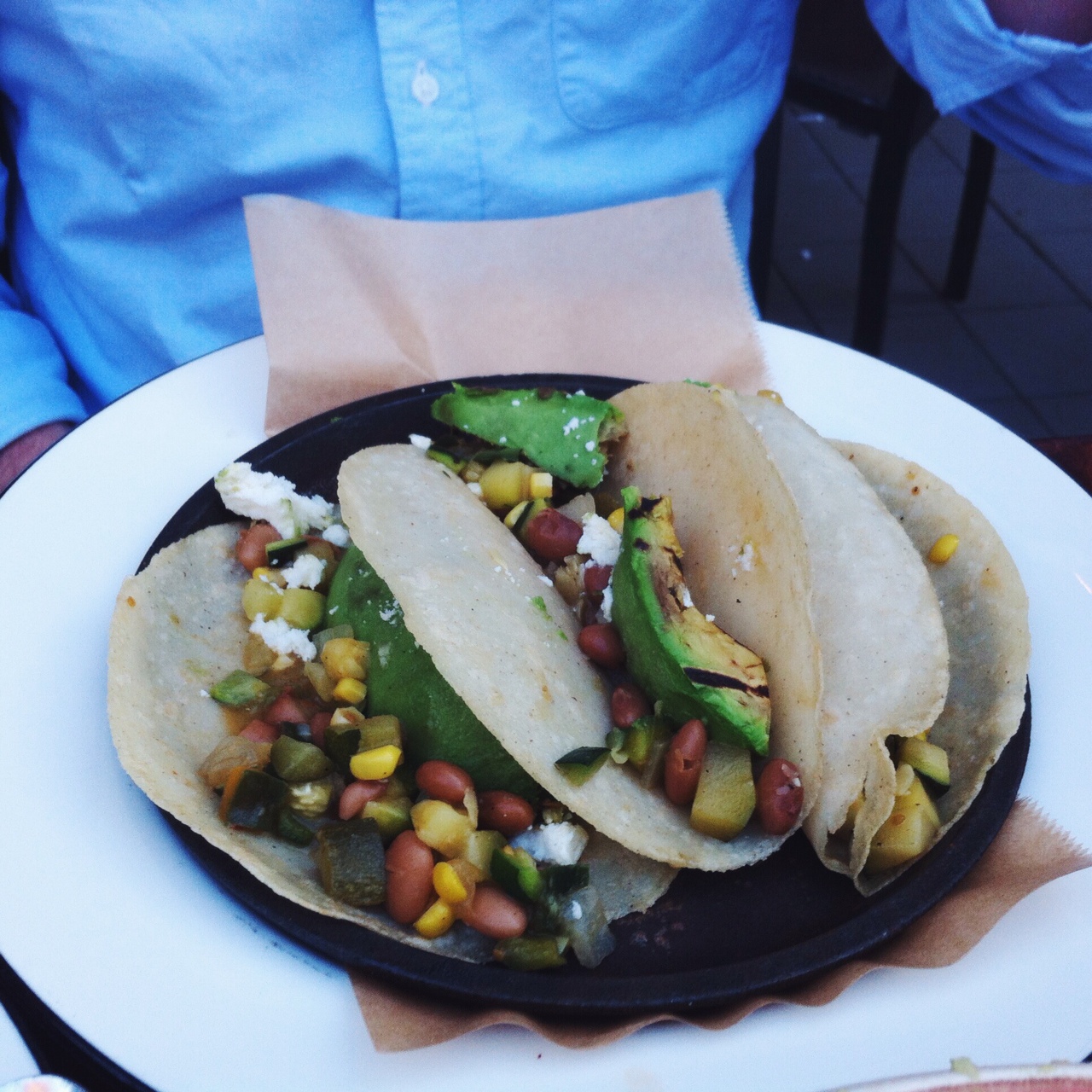 Vegetarian Tacos, Dos Caminos