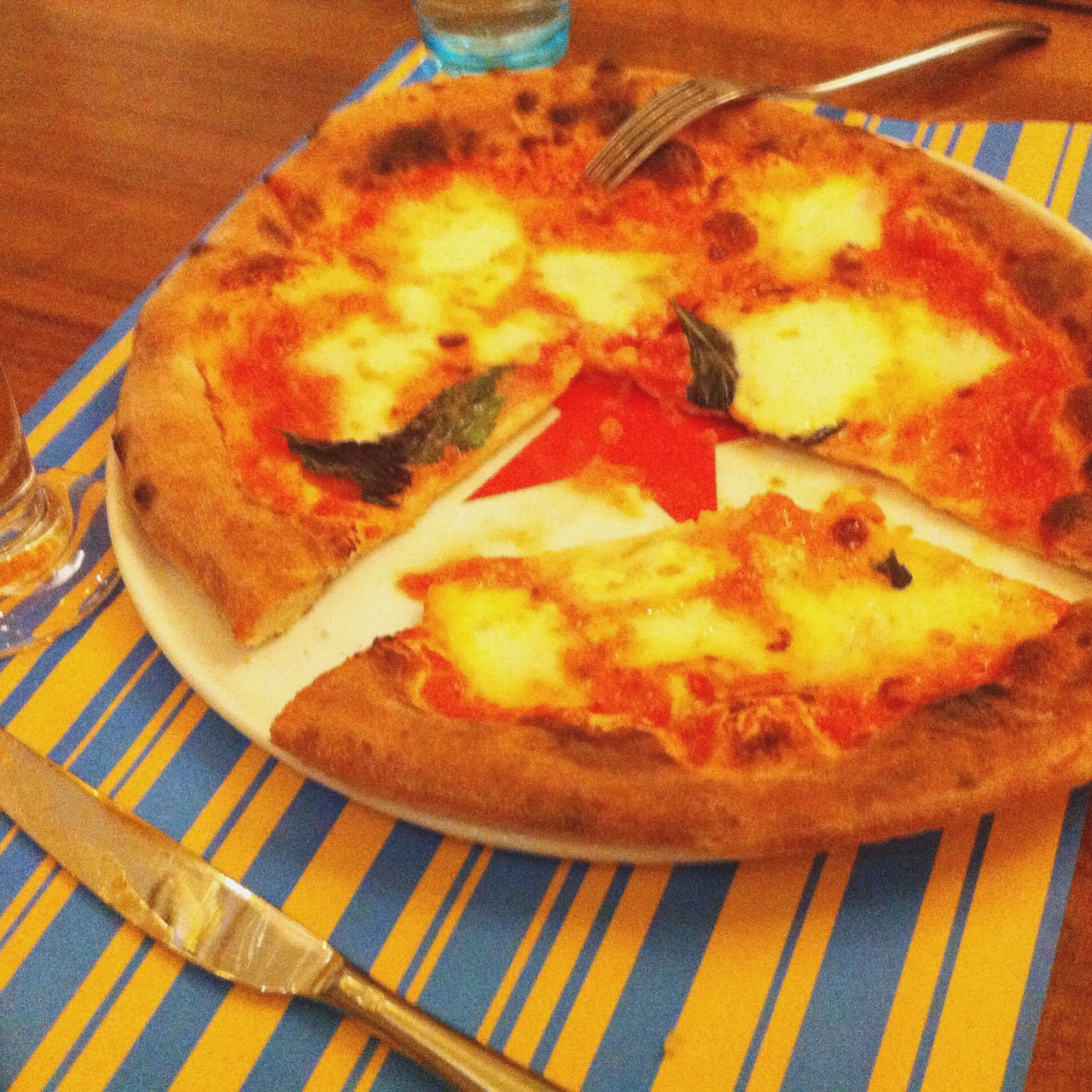 Margherita Pizza, Stella 34 Trattoria
