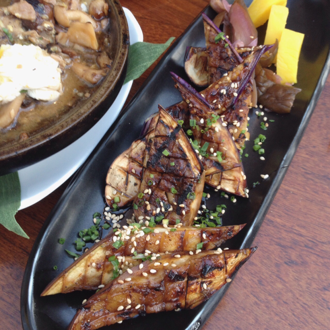 Grilled Eggplant, Sushi Samba