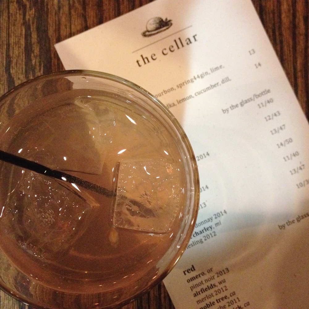 Infused Cocktail, Happy Hour, The Cellar at Beecher's
