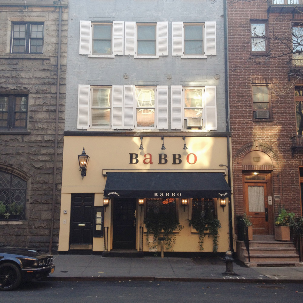 Babbo, Greenwich Village