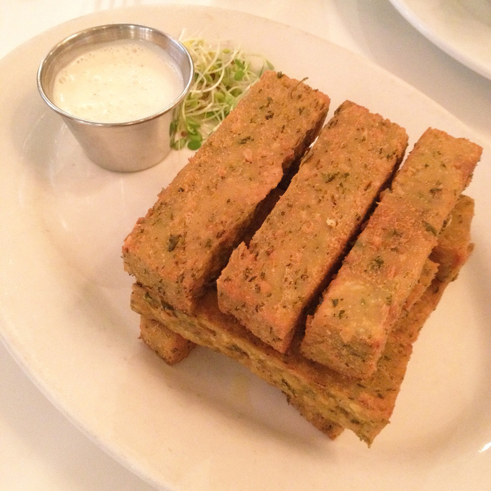 Chickpea Fries, Peacefood Cafe