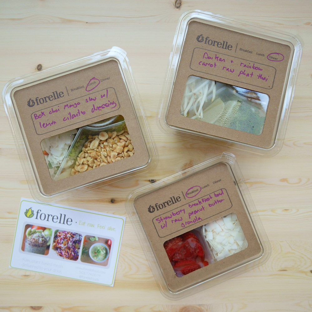 Forelle Raw Vegan Plant-Based Meal Delivery, Portland