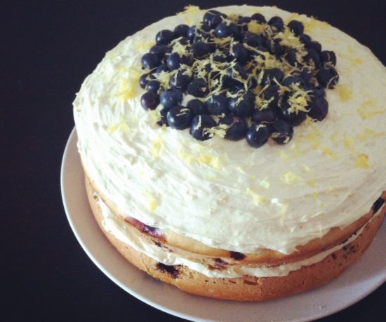 Vegan Blueberry Lemon Cake