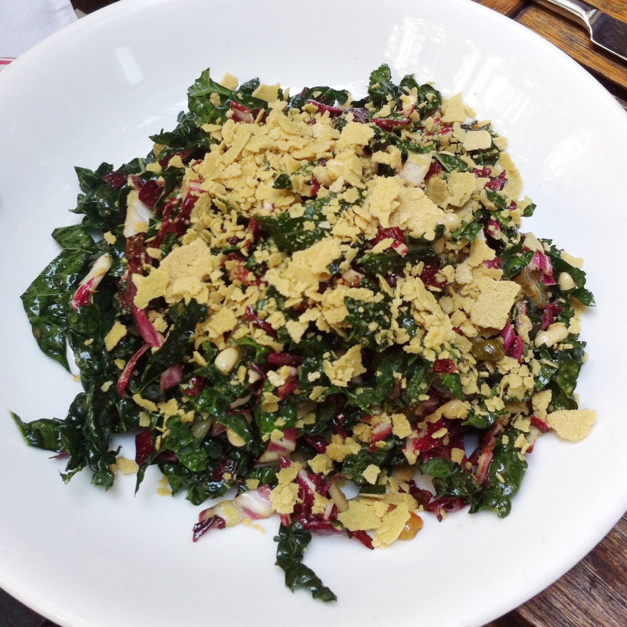 Tuscan Kale & Radicchio Salad, Pure Food & Wine