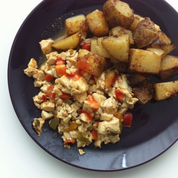 Scrambled Tofu & Home Fries Waz Wu