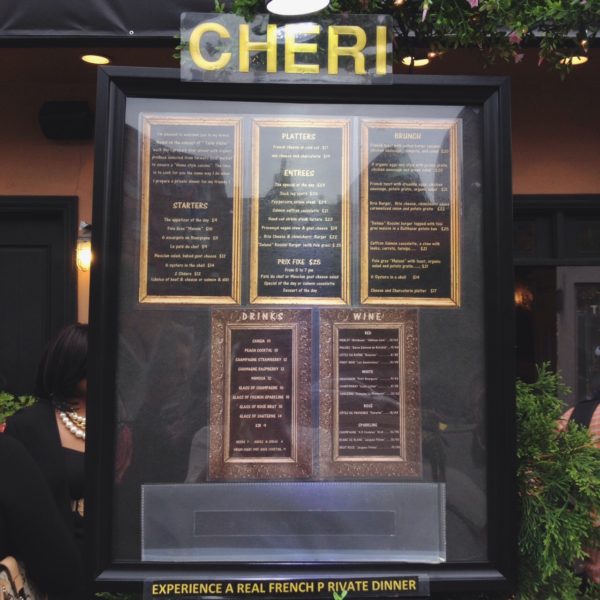 Cheri French restaurant, Harlem