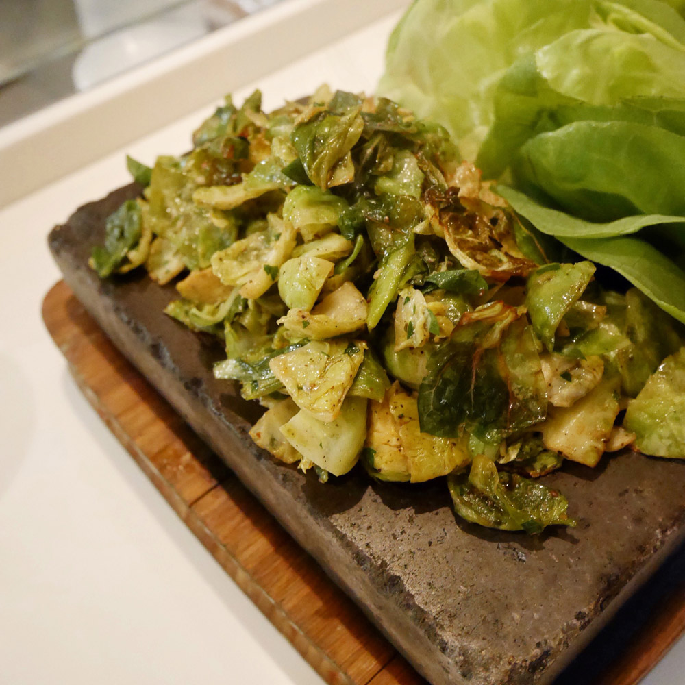 Brussels Sprouts Tacos, Dirt Candy