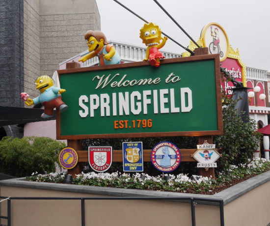 Welcome to Springfield, The Simpsons, Universal Studios Hollywood