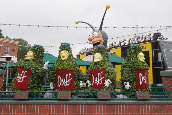Duff Beer Garden, The Simpsons, Universal Studios Hollywood