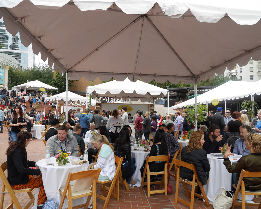 Feast Portland, Brunch Village, Pioneer Courthouse Square
