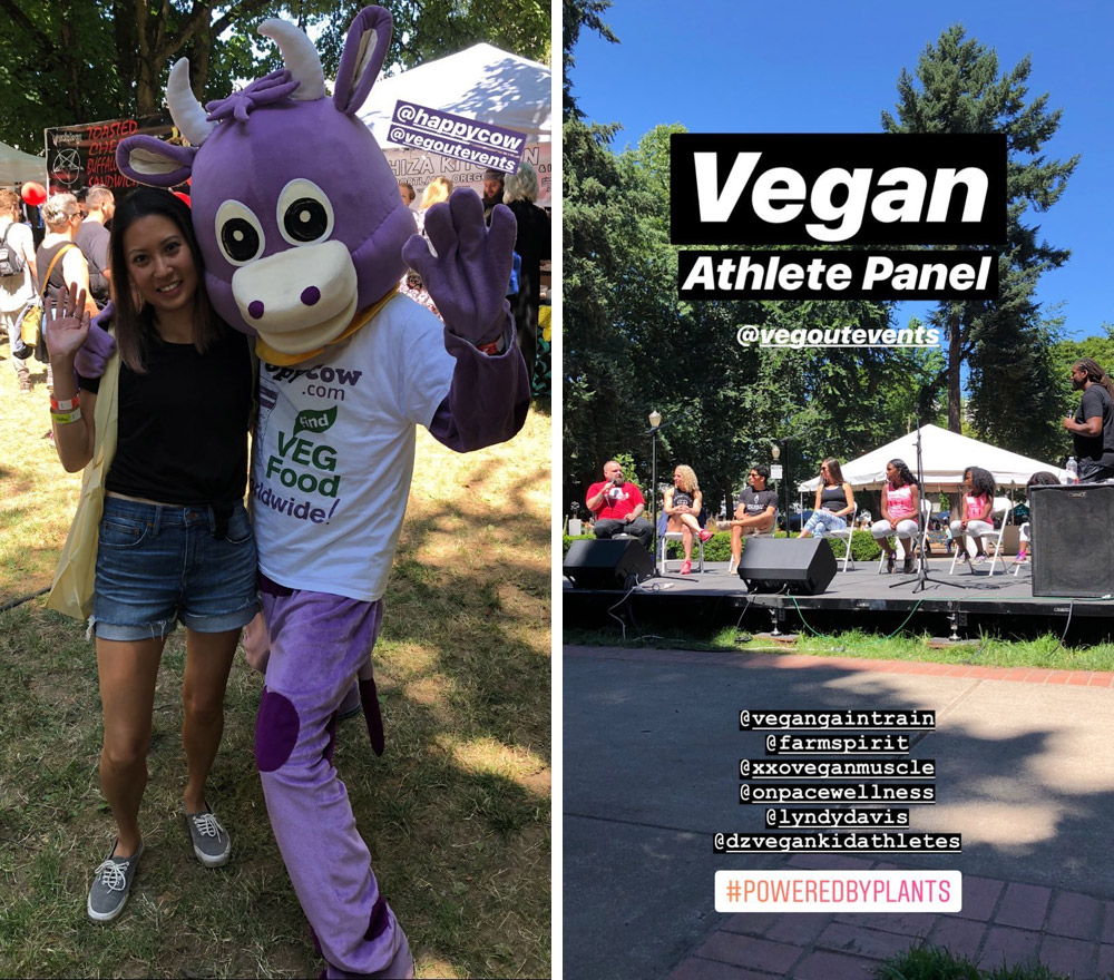 Happy Cow, Vegan Athlete Panel at VegOut Portland