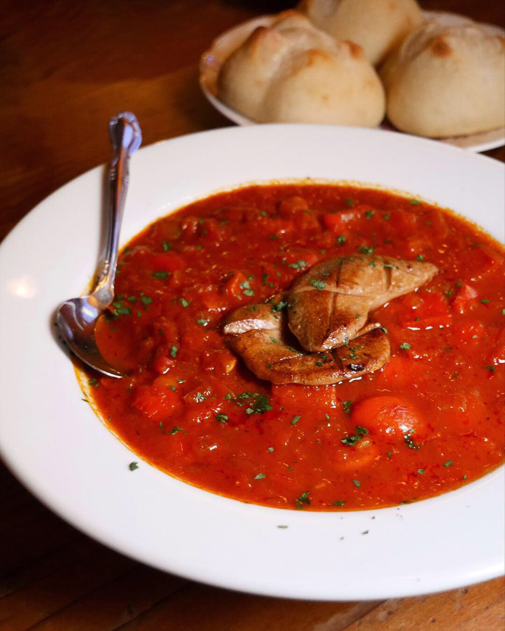 Aviv, Portland Dining Month, Spicy Tomato Stew