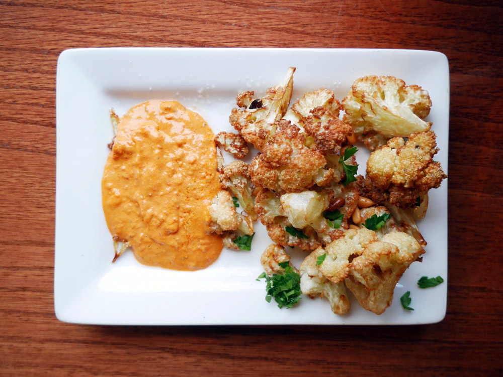 Hoda's, Portland Dining Month, Fried Cauliflower with Spicy Tahini