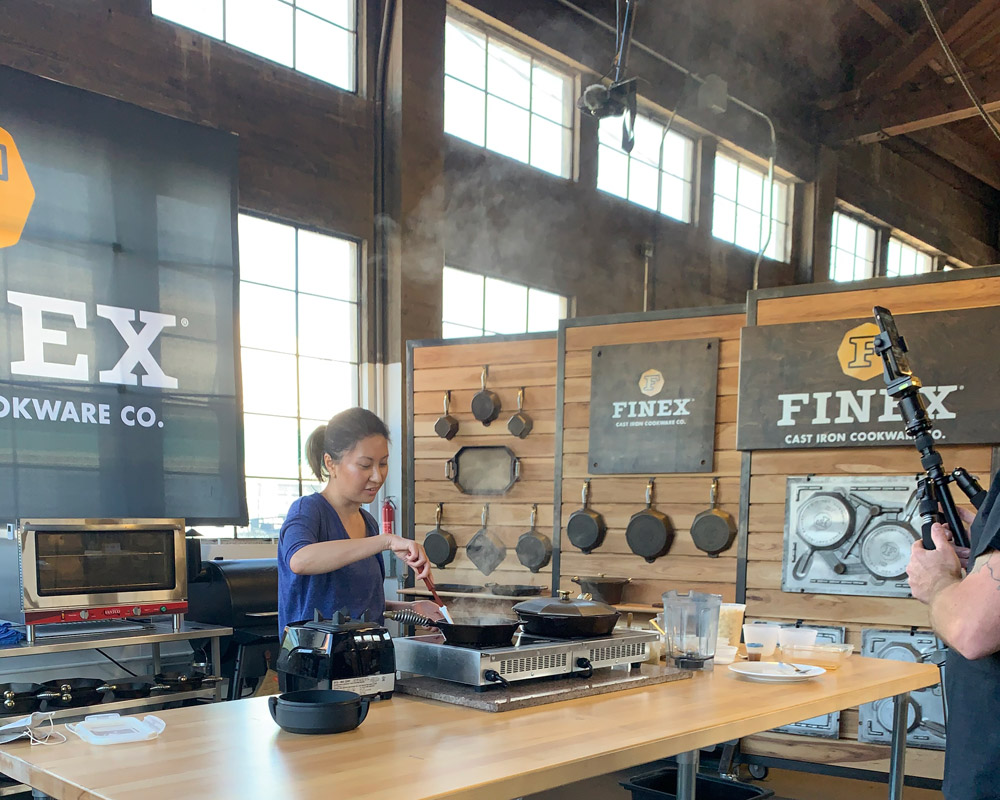 Finex Kitchen Cooking Demo, Portland, Oregon