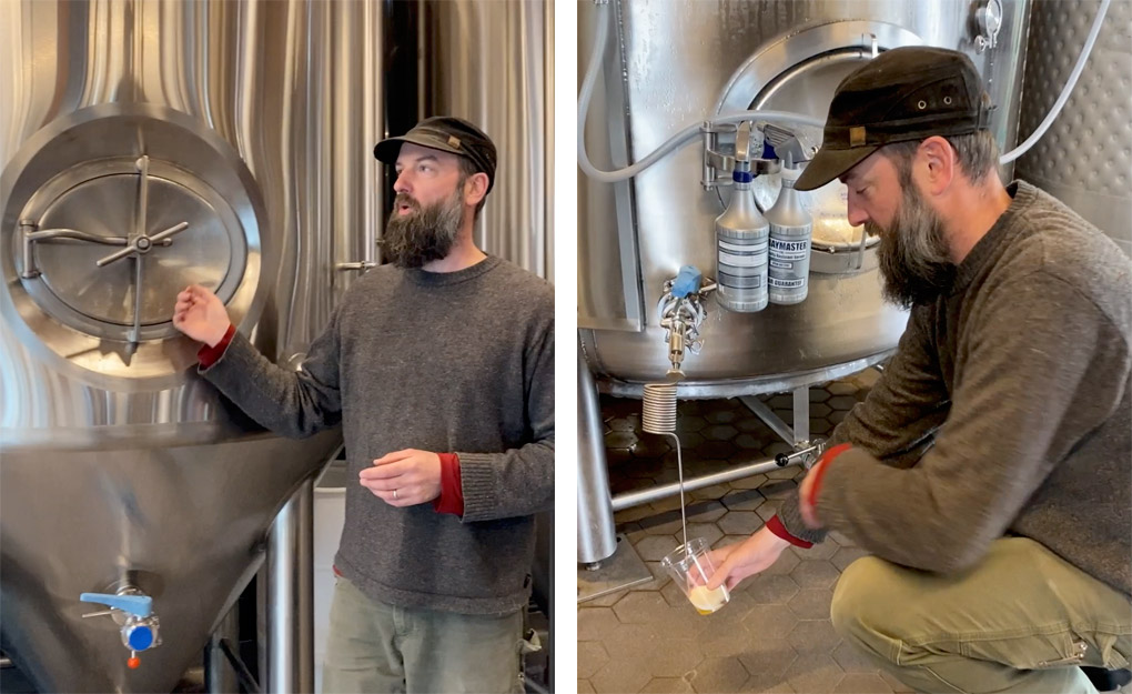 Brewery Tour at Ferment Brewing, Hood River, Oregon