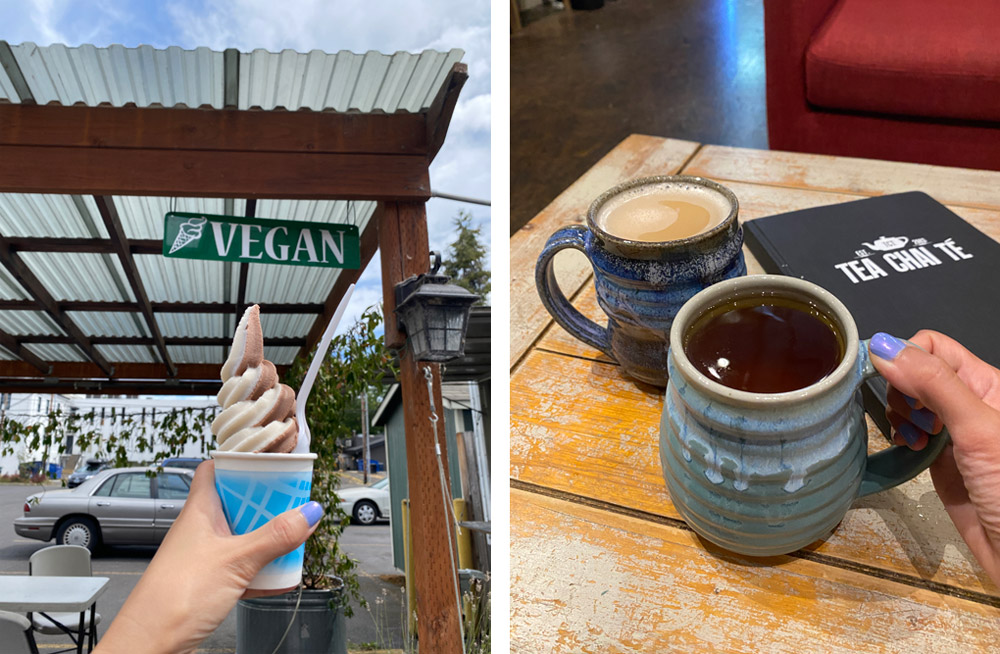Viva Vegetarian Grill and Tea Chai Te in Eugene, Oregon