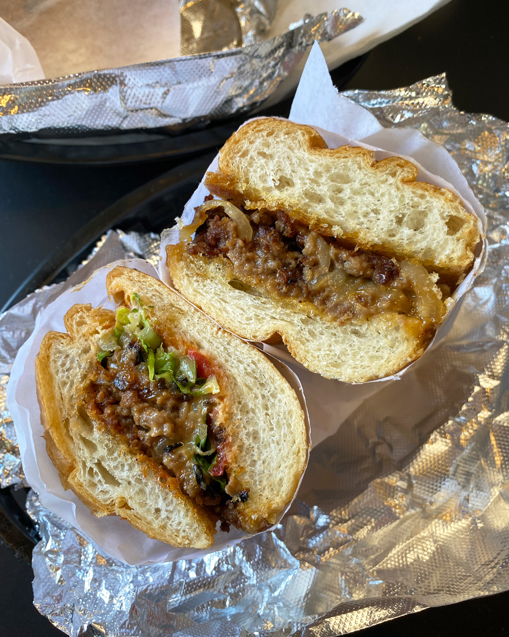 Extra Market Chopped Cheese and Philly Cheesesteak
