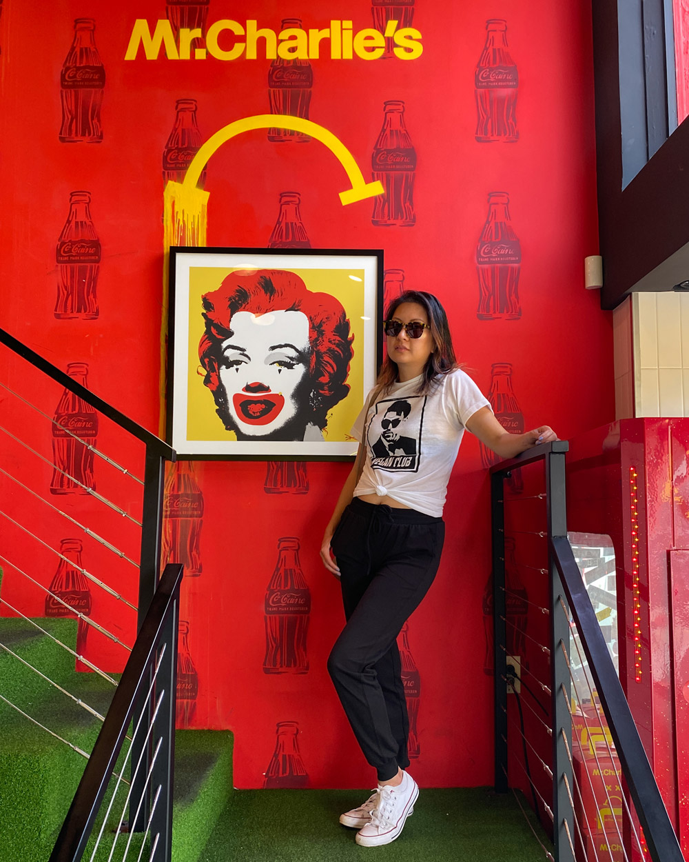 Mr Charlie's vegan McDonald's in LA